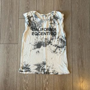 Pam & Gela Grey Tie Dye Tee